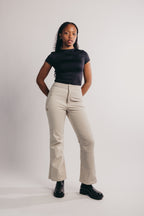 Slim Leg Ski Trouser - Neutral Tonal Colourblock
