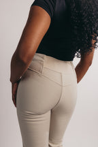 Slim Leg Ski Trouser - Neutral Tonal Colourblock