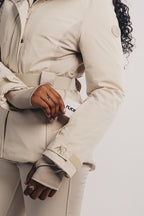 Belted Ski Jacket - Neutral