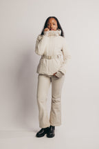 Belted Ski Jacket - Neutral