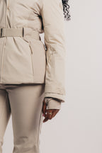 Belted Ski Jacket - Neutral