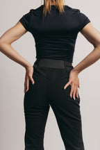 Slim Leg Ski Trouser - Black